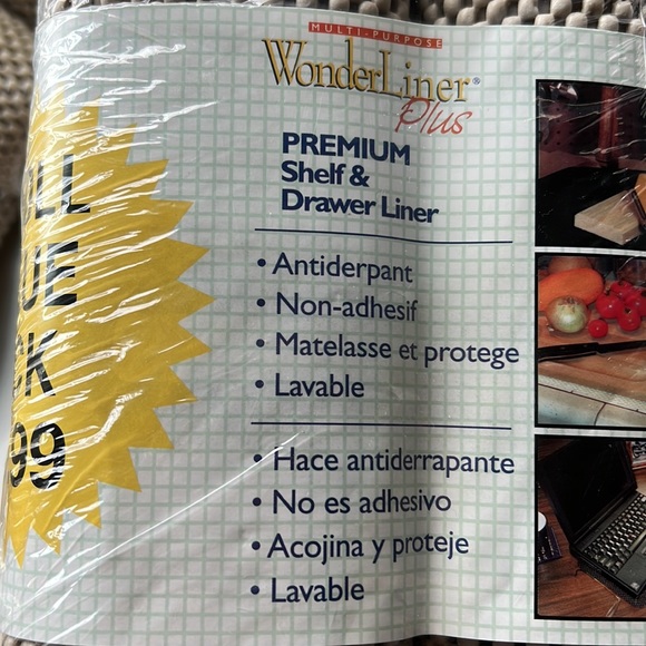 Shelf liner or drawer liner - 3 roll value pack. $8 each 3 roll pack - Picture 2 of 3